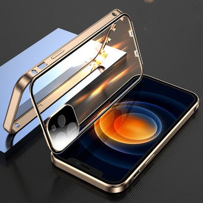 iPhone 15 360° Metal Glass Case